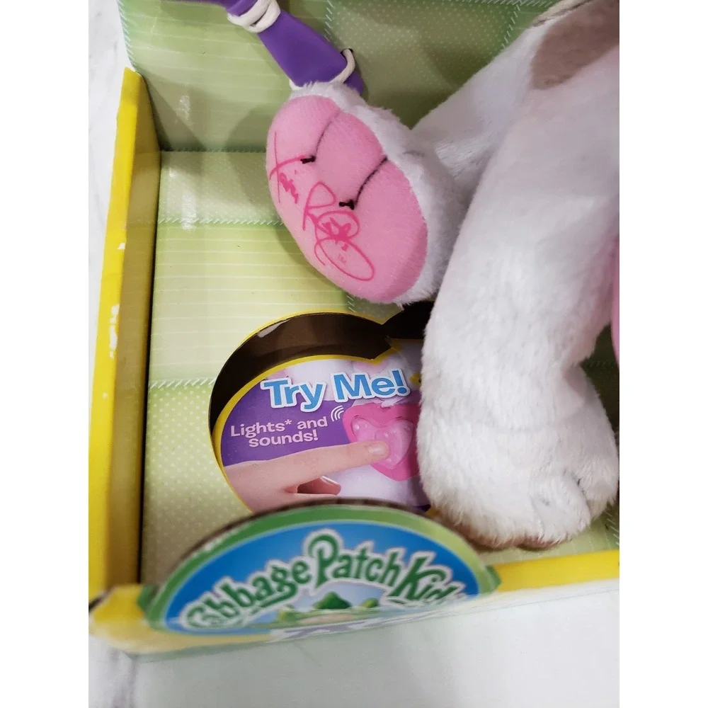 Cabbage Patch Kids Adoptimals Rescue Me Be My Friend Plush Bulldog 2016 WORKS